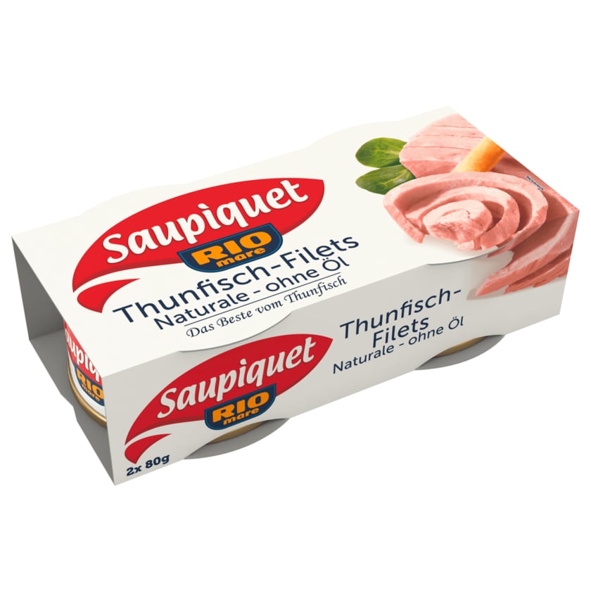 Saupiquet Thunfisch-Filet ohne Öl 2x56g